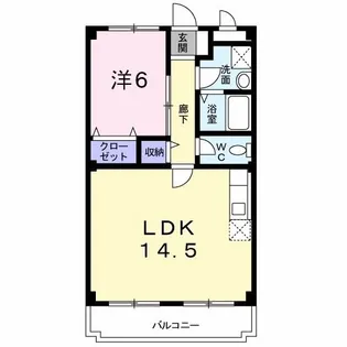 ニューマリッチ大笹【2階】の間取り