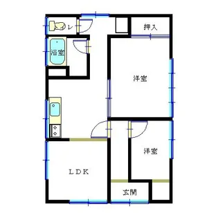 神奈川県厚木市林2【一戸建】の間取り