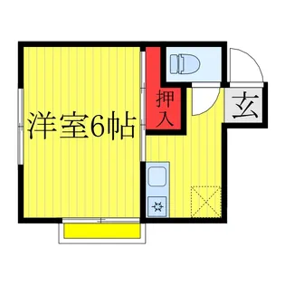 長峰荘【2階】の間取り
