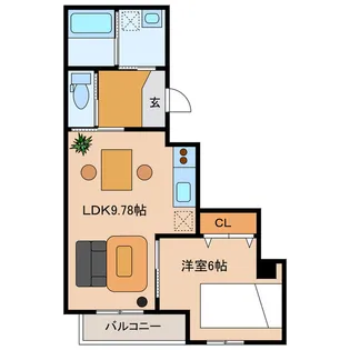 グランドガーデン ボンサンテ【6階】の間取り
