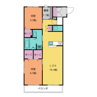 メゾン天白公園東W【3階】の間取り