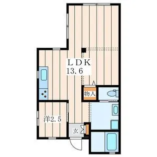 Fermier湘南台【1階】の間取り