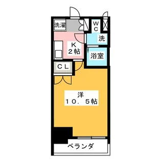 ISM栄【6階】の間取り