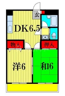 2DKの間取り画像