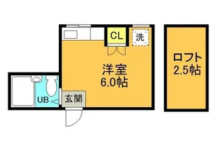 プラムハイツ【2階】の間取り