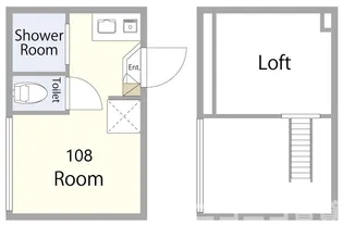 東京都新宿区弁天町【アパート】の間取り