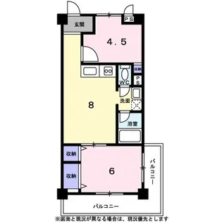 コロナハイツ【6階】の間取り