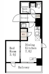 東京都台東区松が谷2【マンション】の間取り