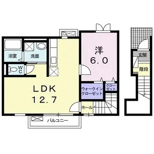 サルビア【2階】の間取り