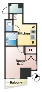 ヴェローナ目黒【5階】の間取り