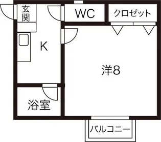 ラ・メール【2階】の間取り