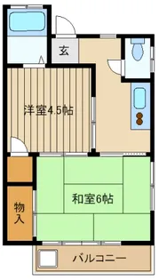 東京都練馬区石神井町8【アパート】の間取り