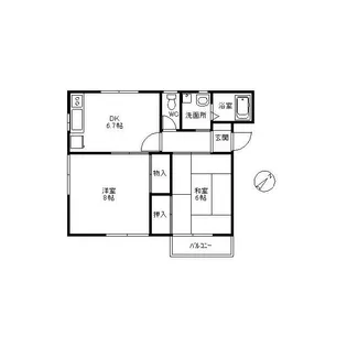 神奈川県藤沢市辻堂6【アパート】の間取り