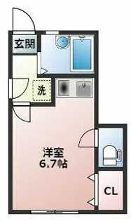 イーストワン【2階】の間取り