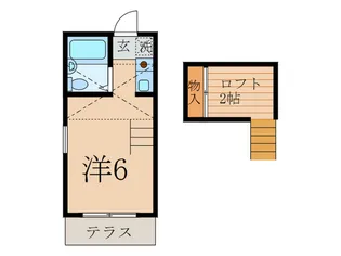 エクセルひばりヶ丘【1階】の間取り