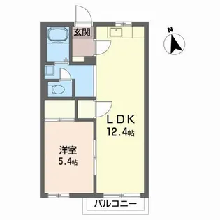 ジユネス【2階】の間取り