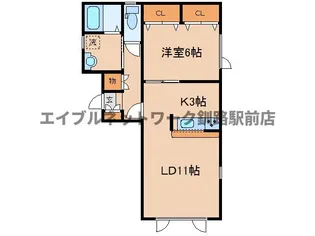 サクセスIII【2階】の間取り