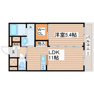サーフストン【1階】の間取り