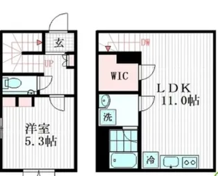 東京都港区白金6【マンション】の間取り