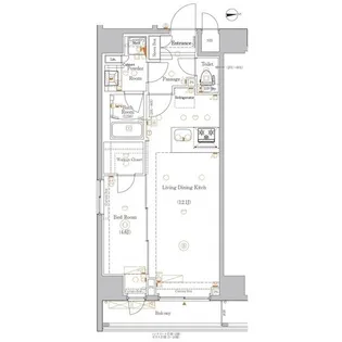 BPRレジデンス浅草【2階】の間取り
