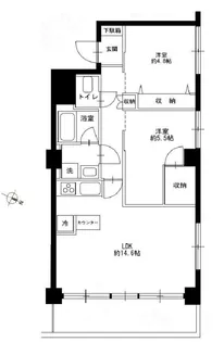 第一恵比寿マンション【4階】の間取り