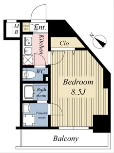 MAXIV CROS竹ノ塚【4階】の間取り