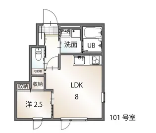 山猫荘【1階】の間取り