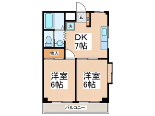 アビタシオンK【2階】の間取り