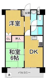 セレナ夙川【2階】の間取り