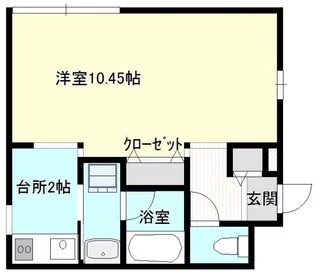 大野スマイルビル【4階】の間取り