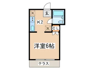 メゾン美光【1階】の間取り