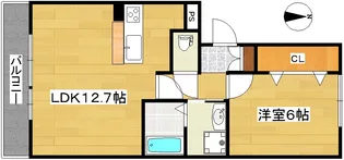Sala城ノ内【2階】の間取り