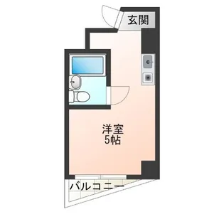 1Rの間取り画像