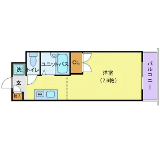 スチューデントハイツ永山【3階】の間取り