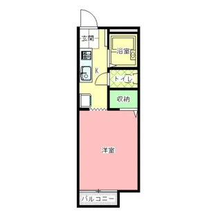 コーポワスギ3【1階】の間取り