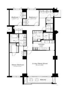 麻布第一マンションズ【2階】の間取り
