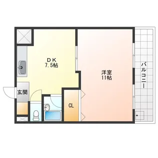 兵庫県西宮市甲子園口2【マンション】の間取り