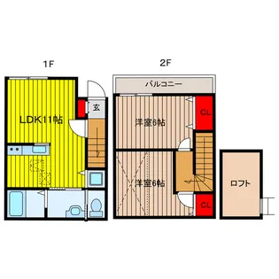 東京都足立区中川5【一戸建】の間取り