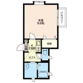 ゼクス【2階】の間取り