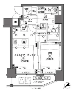 ZOOM横浜【10階】の間取り