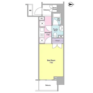 東京都墨田区亀沢3【マンション】の間取り