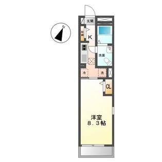 ボンモマン【3階】の間取り