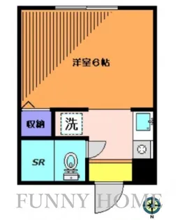 園田コーポ【1階】の間取り