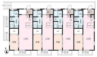 ラフール湘南【2階】の間取り