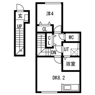とってもたのし荘 (新築)【2階】の間取り