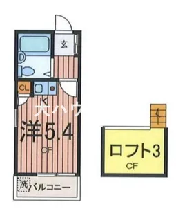 コープマリン旗の台【2階】の間取り