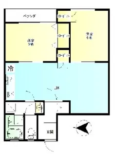 スターハイツ蒲生【5階】の間取り
