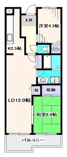 東京都小金井市梶野町4【マンション】の間取り