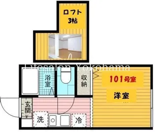 アクア和田【1階】の間取り