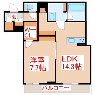 シャーメゾンプレミア鹿児島駅前【3階】の間取り
